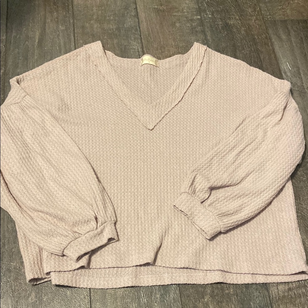 Cozy Knit V-Neck Sweater